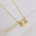 Sweet Square Pendant Necklace