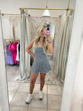 Gingham and Lace Activewear Dress  image 0