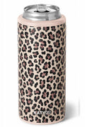 Brown Leopard Slim Can Koozie