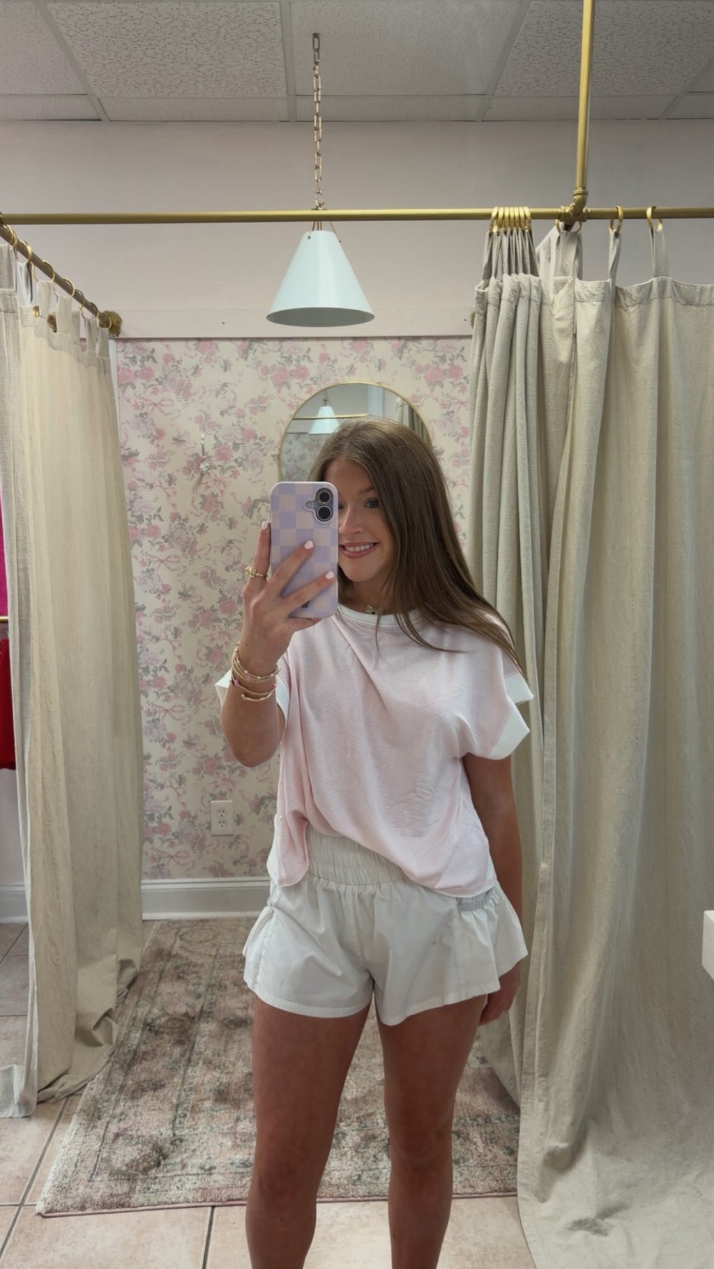 Open Back Stripe Top
