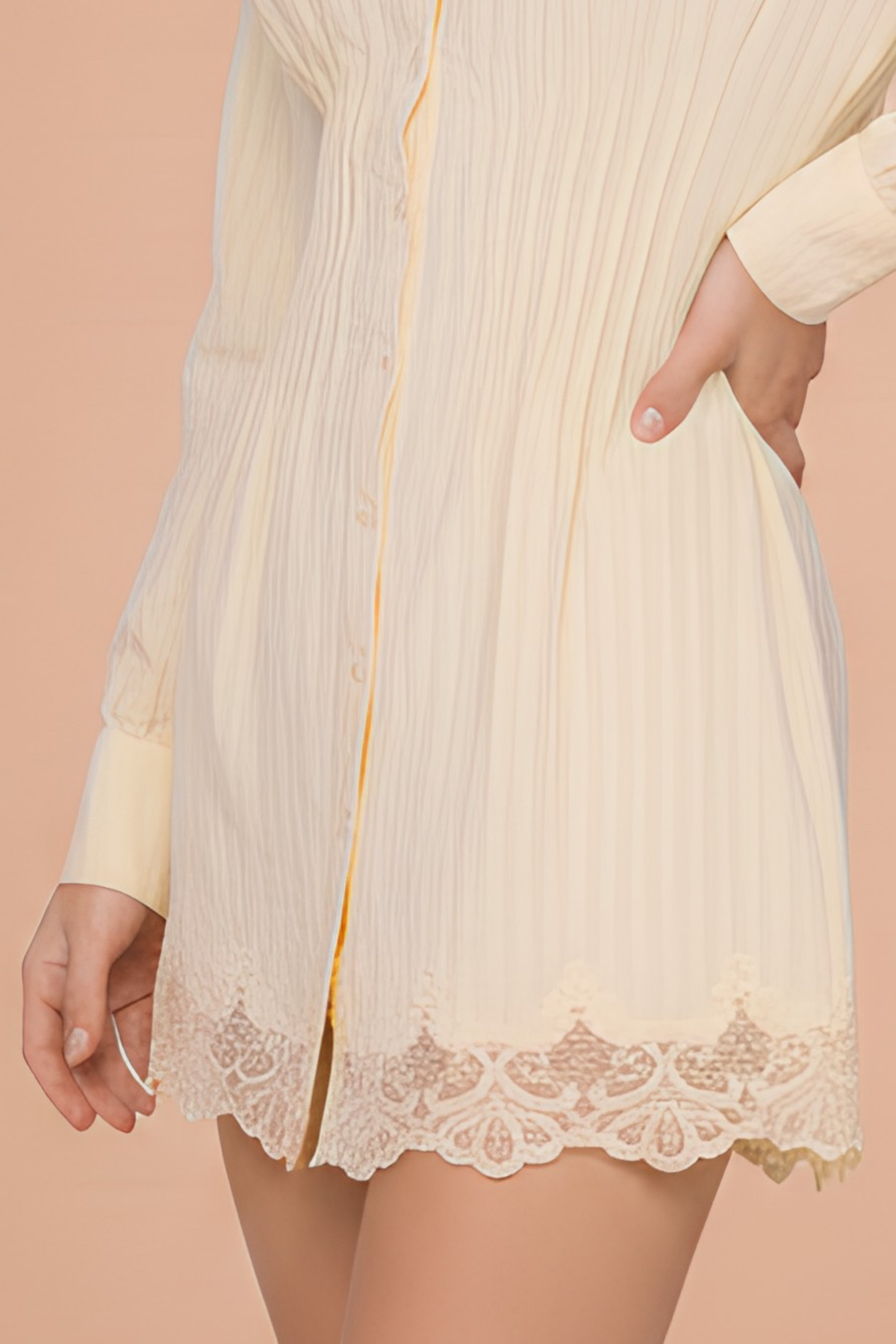 Alexis Lace Hem Dress