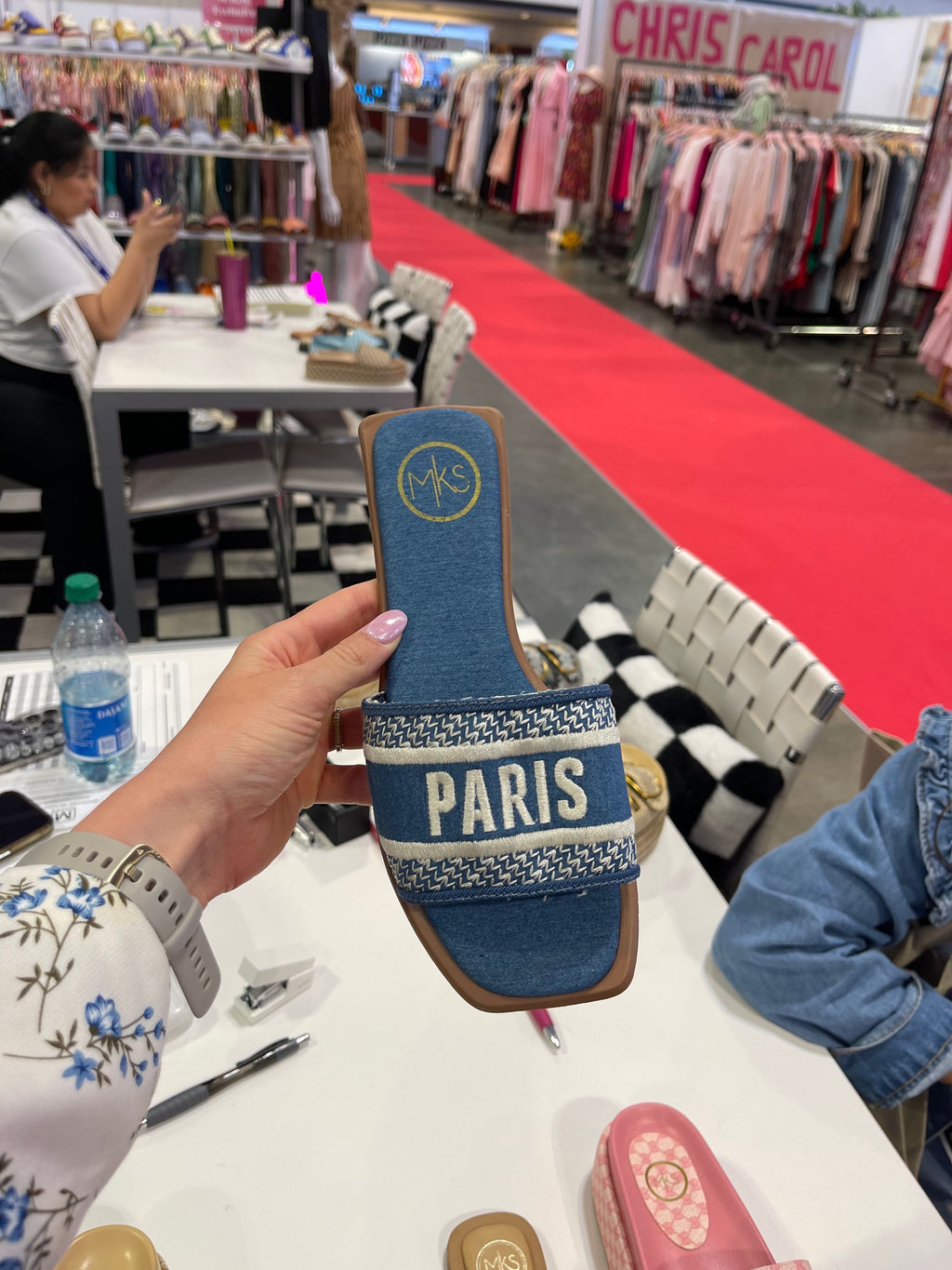 Light Denim Sandal image 1