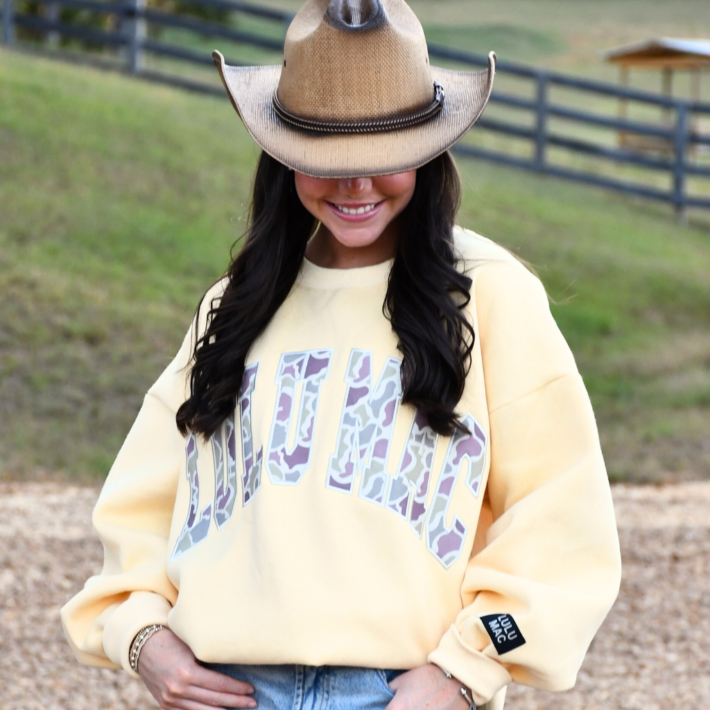 Butter Camo Sweatshirt
