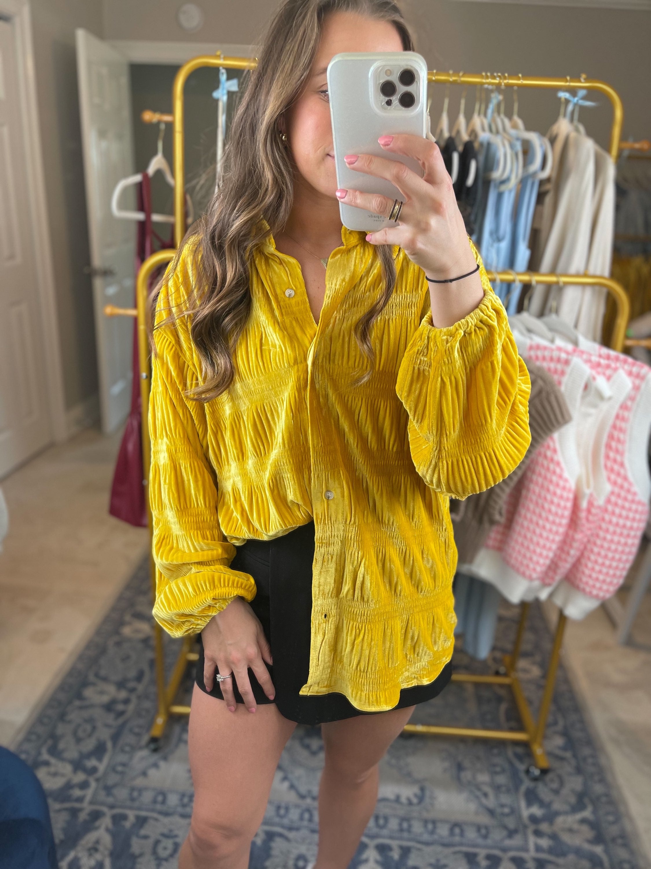 Golden Velvet Top image 0