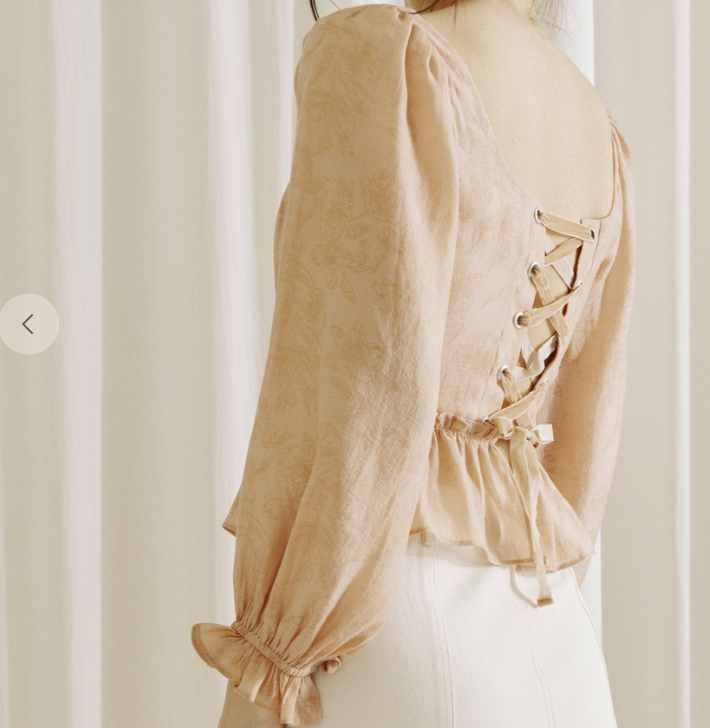 Rose Print Corset Top image 3