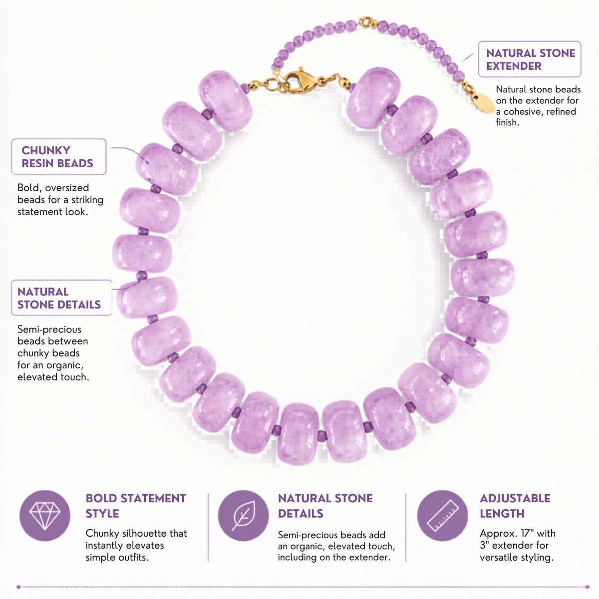 Chunky Beaded Necklace