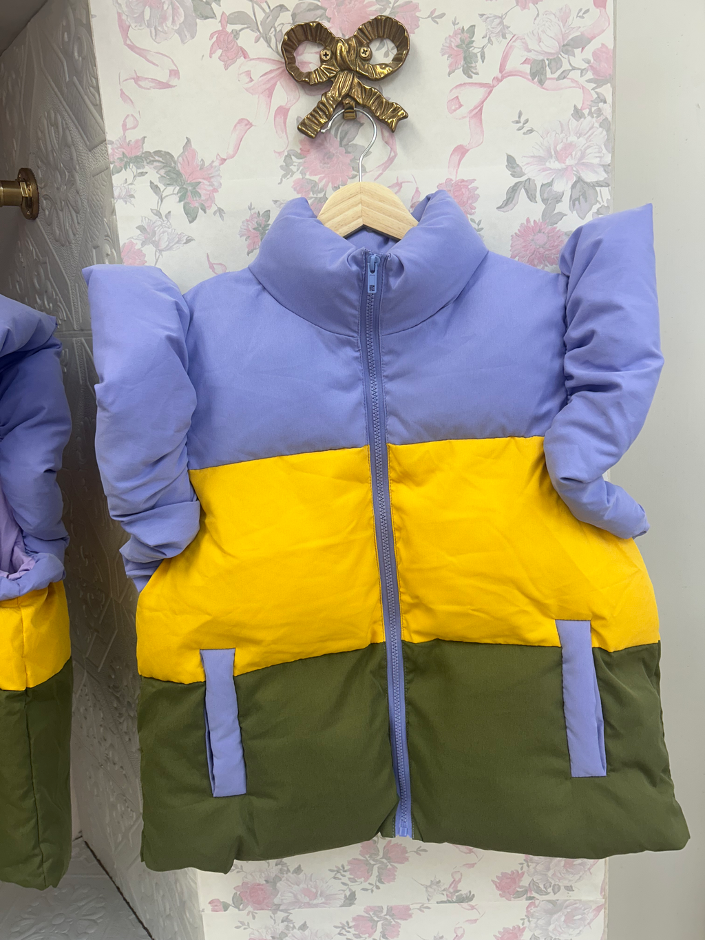 Mardi Gras Puffer Vest  image 1