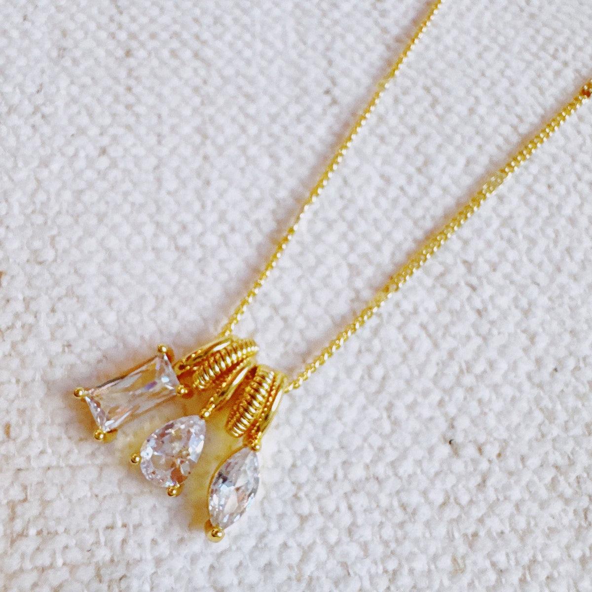 Sparkle Stack Pendant Necklace