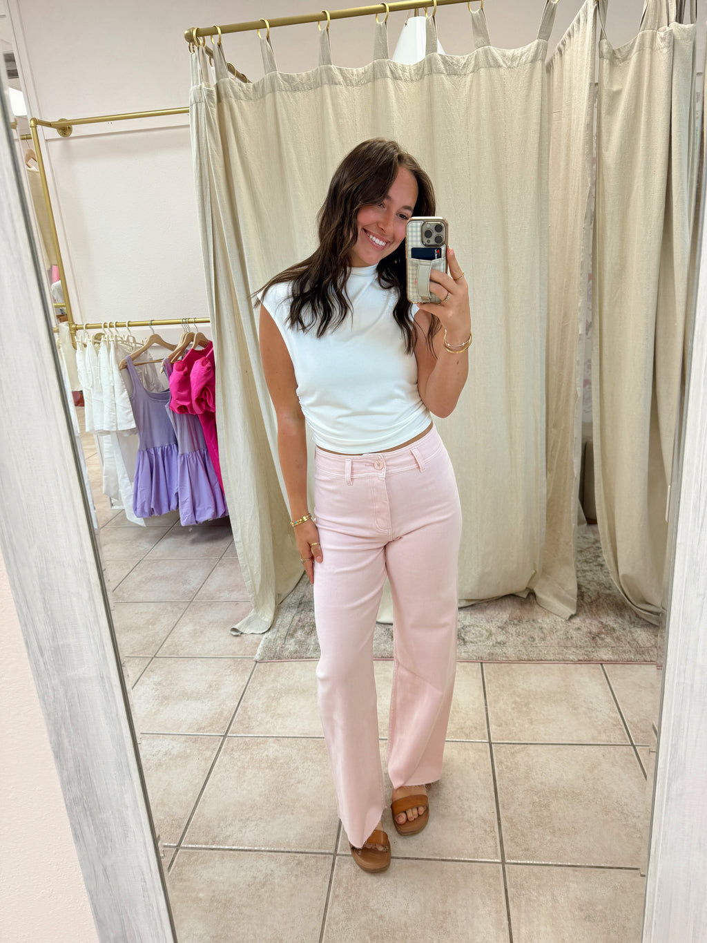 Pink Wide Leg Pants  image 0