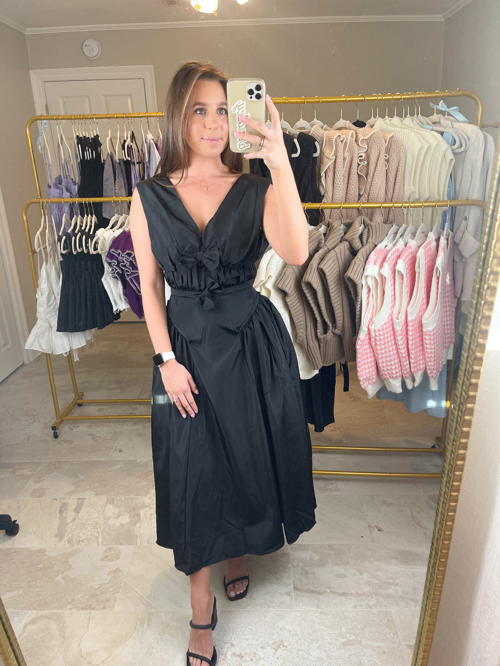 Fit and Flare Midi Dress image 0