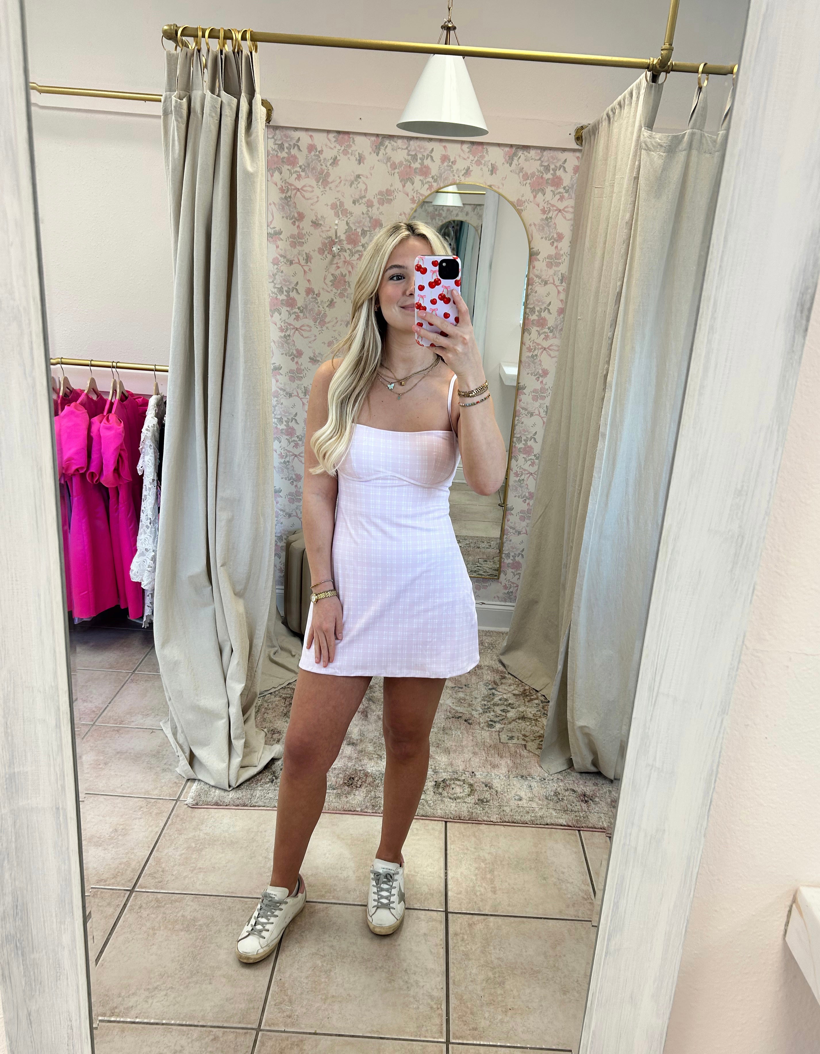 Plaid Active Mini Dress  image 0