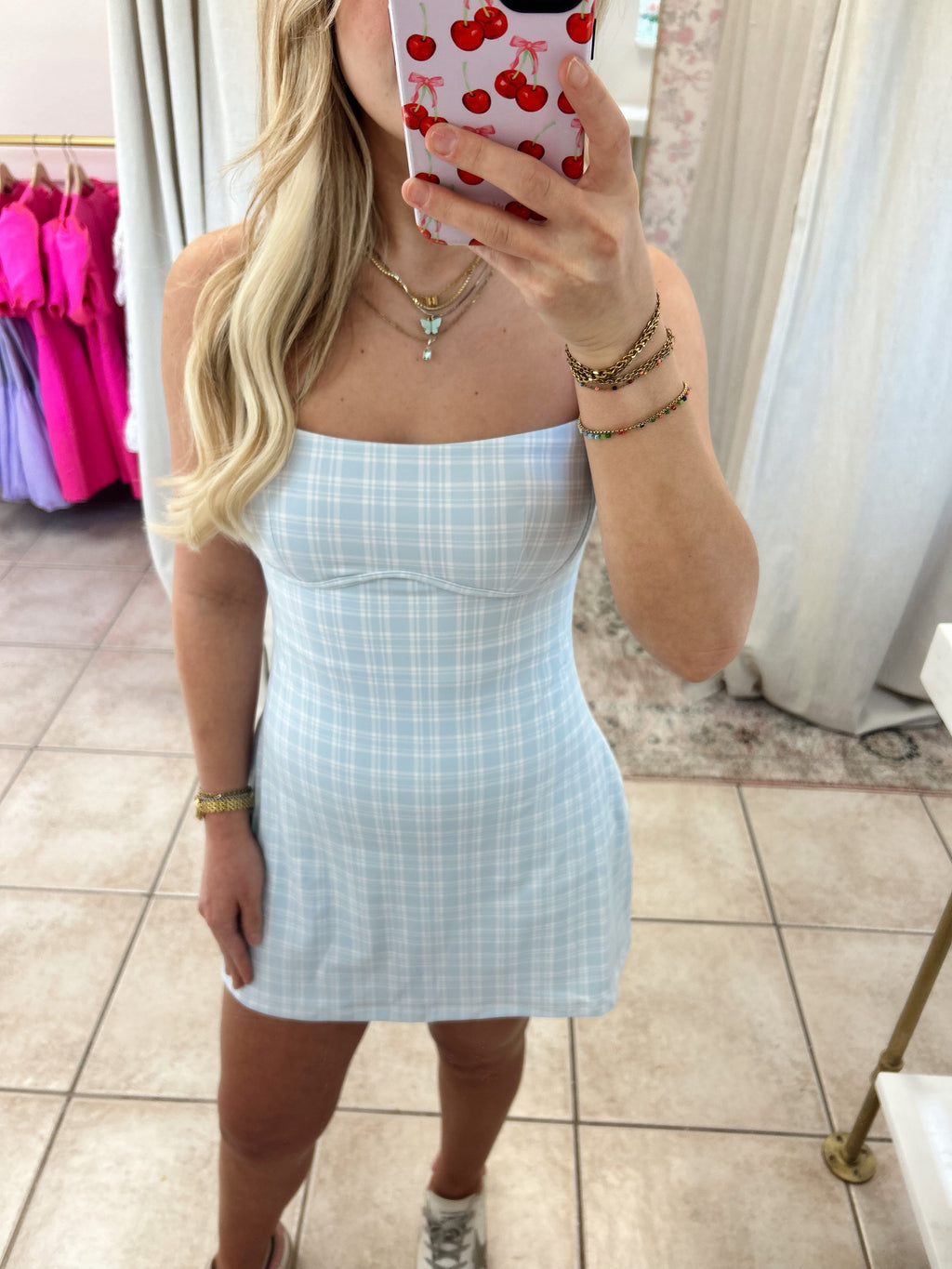Plaid Active Mini Dress  image 3