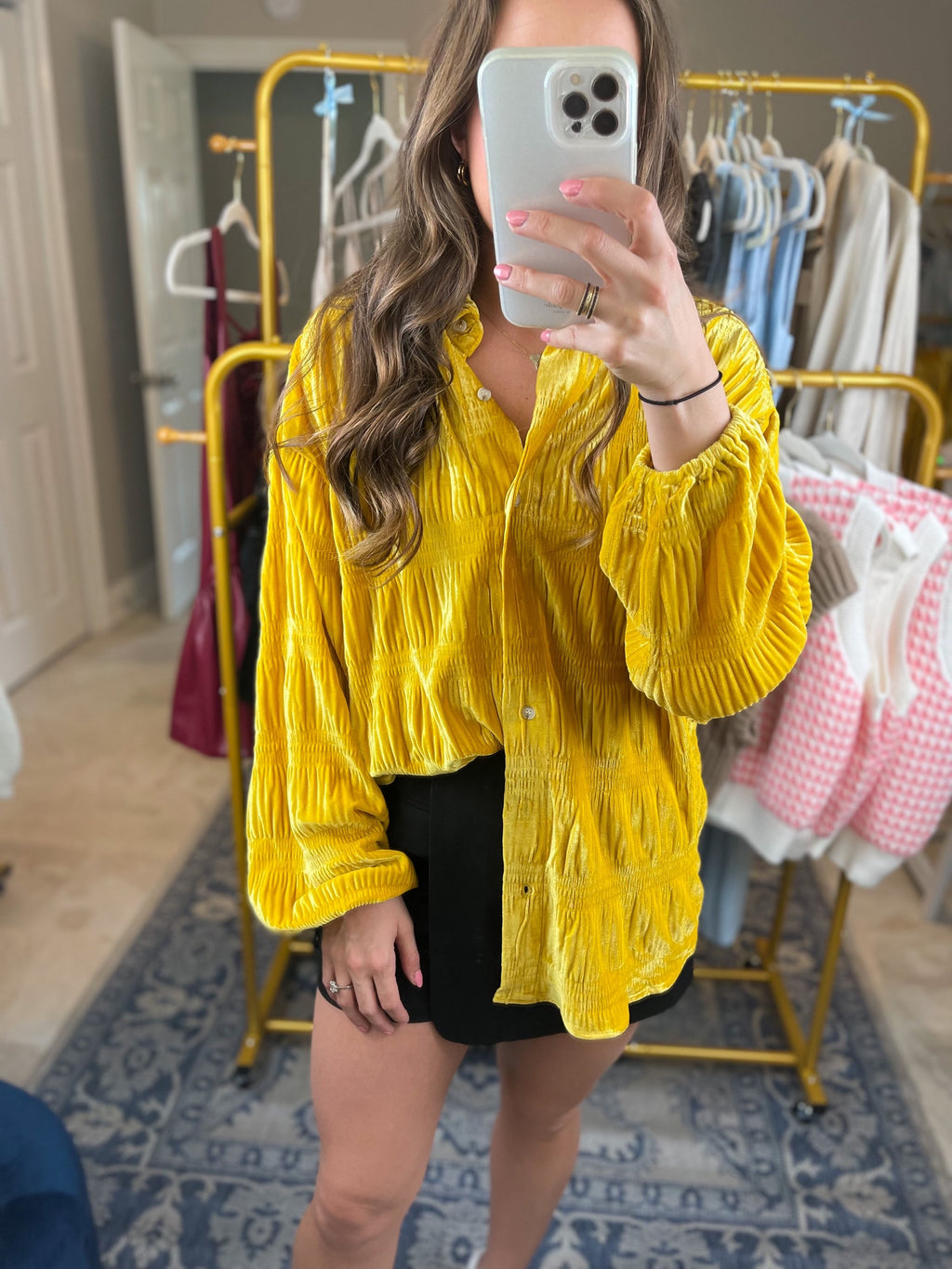 Golden Velvet Top image 1