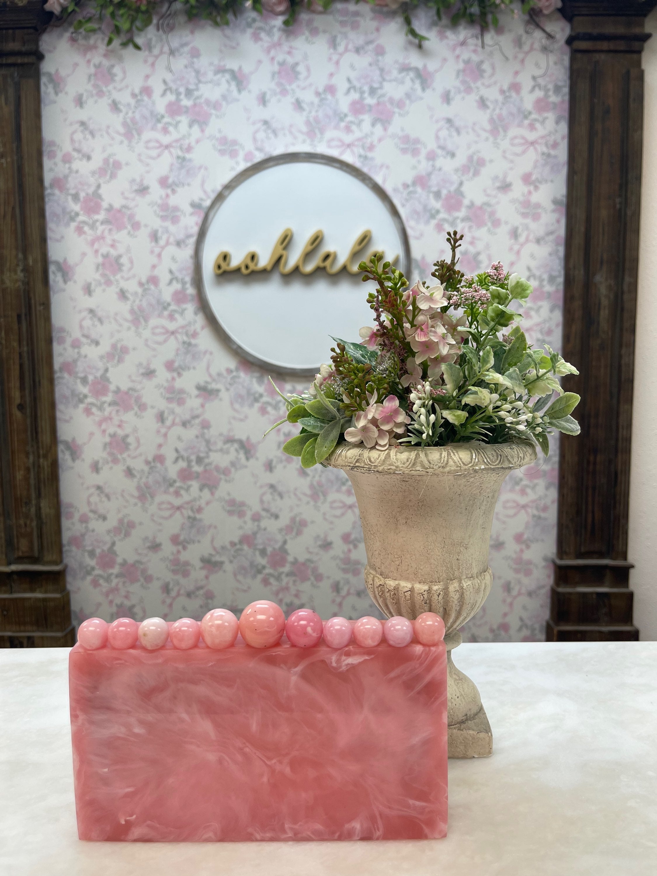 Pink Acrylic Purse  image 0