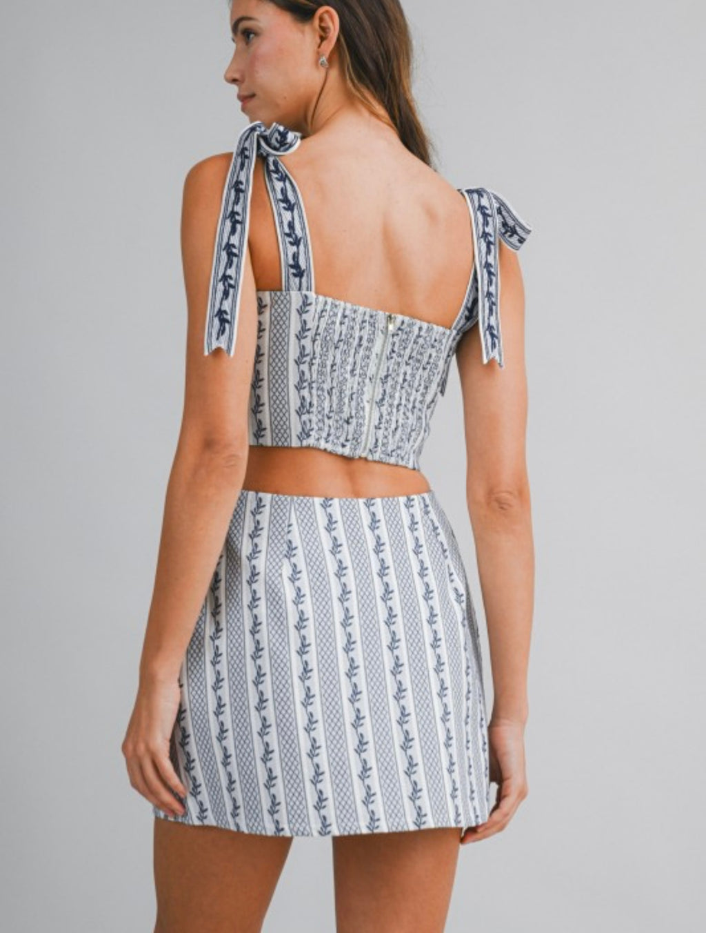 Navy Jacquard Set  image 2