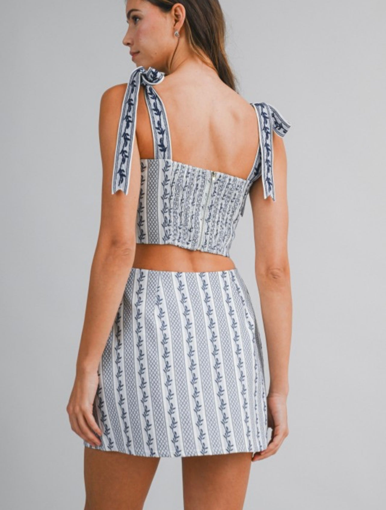 Navy Jacquard Set  image 2
