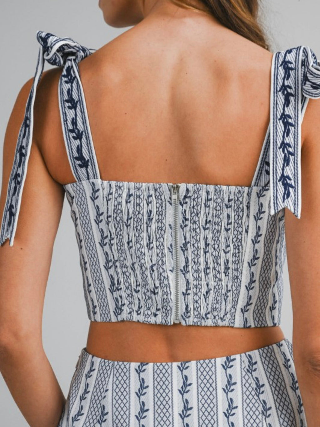 Navy Jacquard Set  image 3
