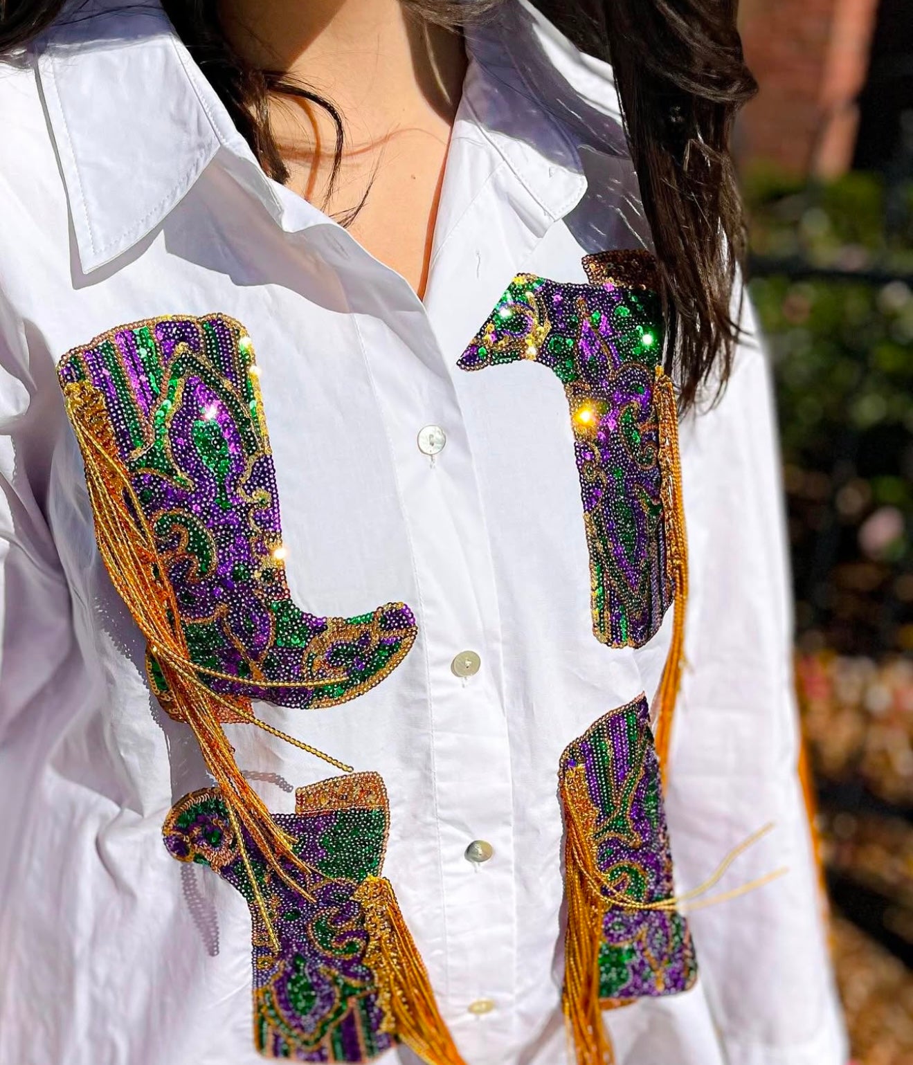 Mambo Boots Button Down image 1