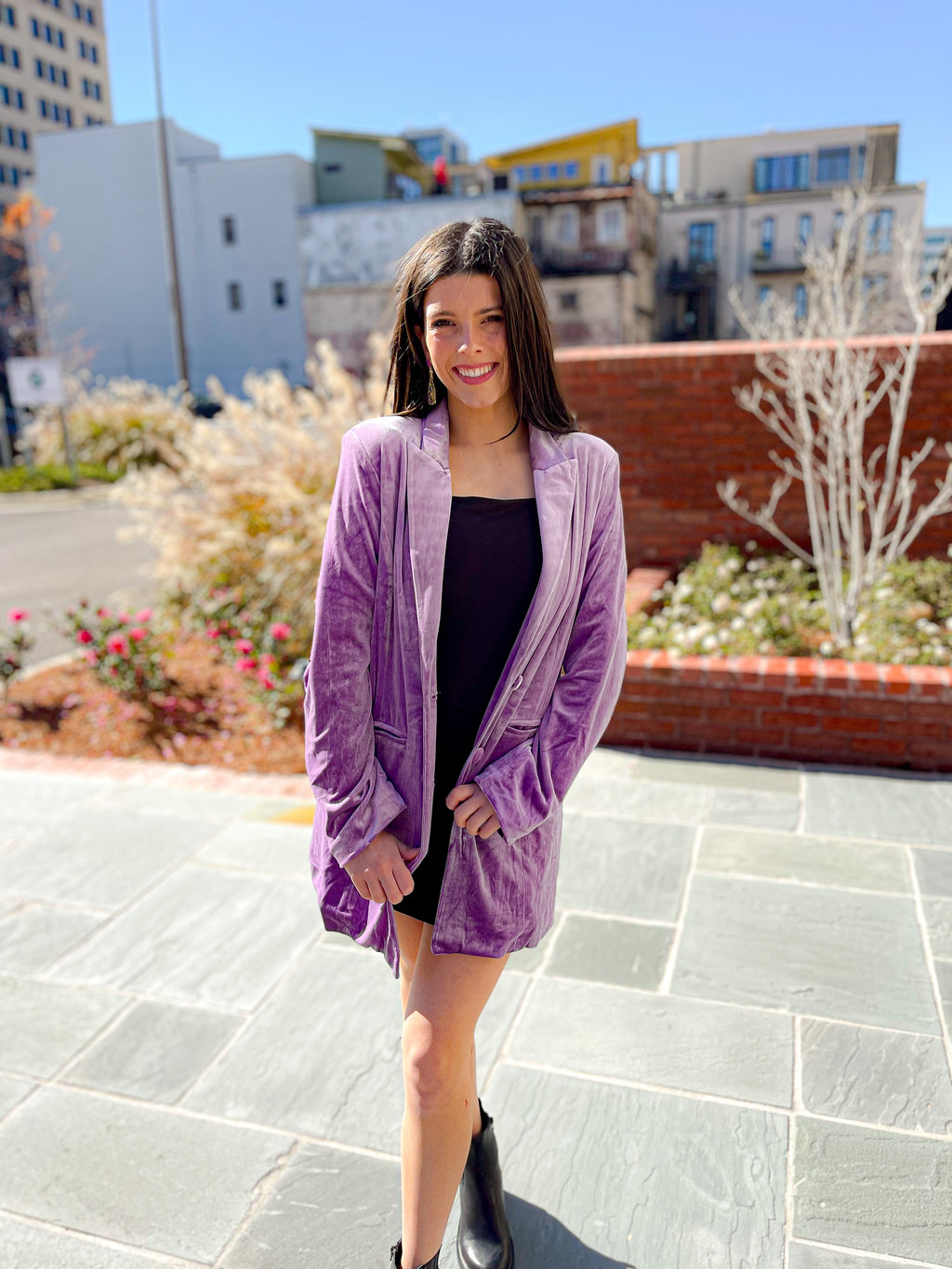 Party Velvet Blazer image 1