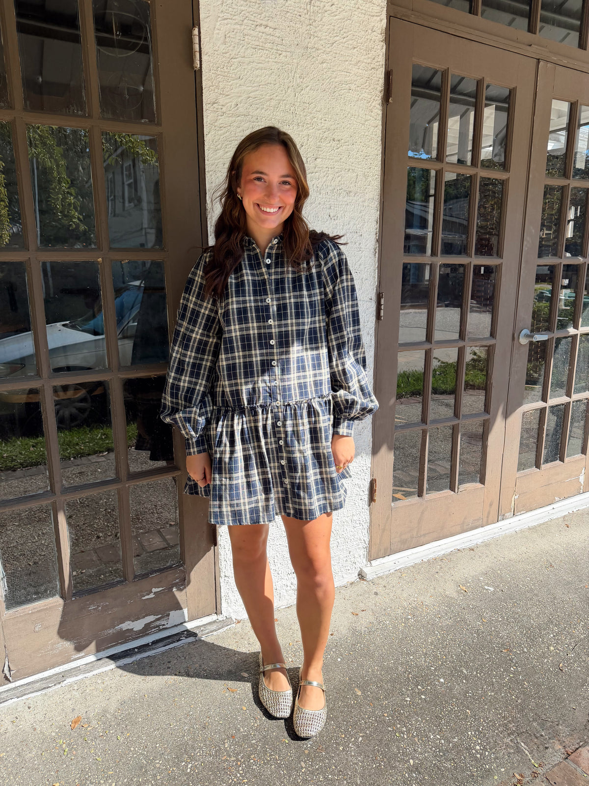 The Sunday Plaid Dress