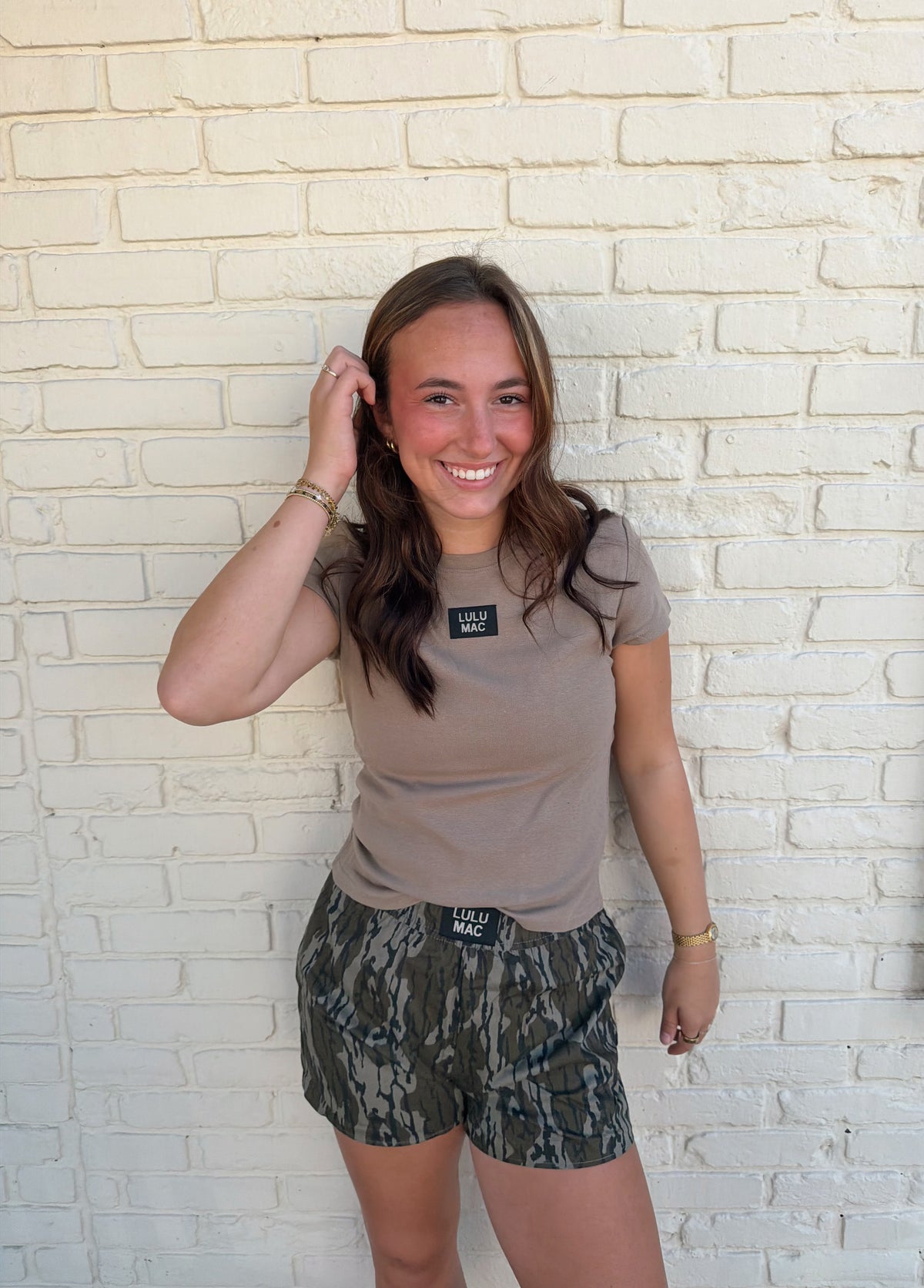 Dark Taupe Baby Tee