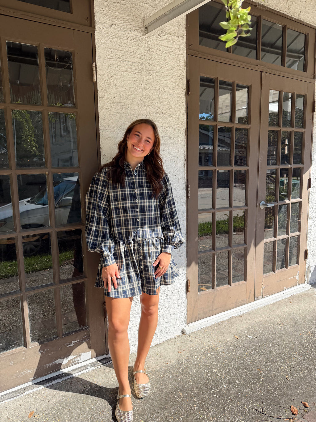 The Sunday Plaid Dress