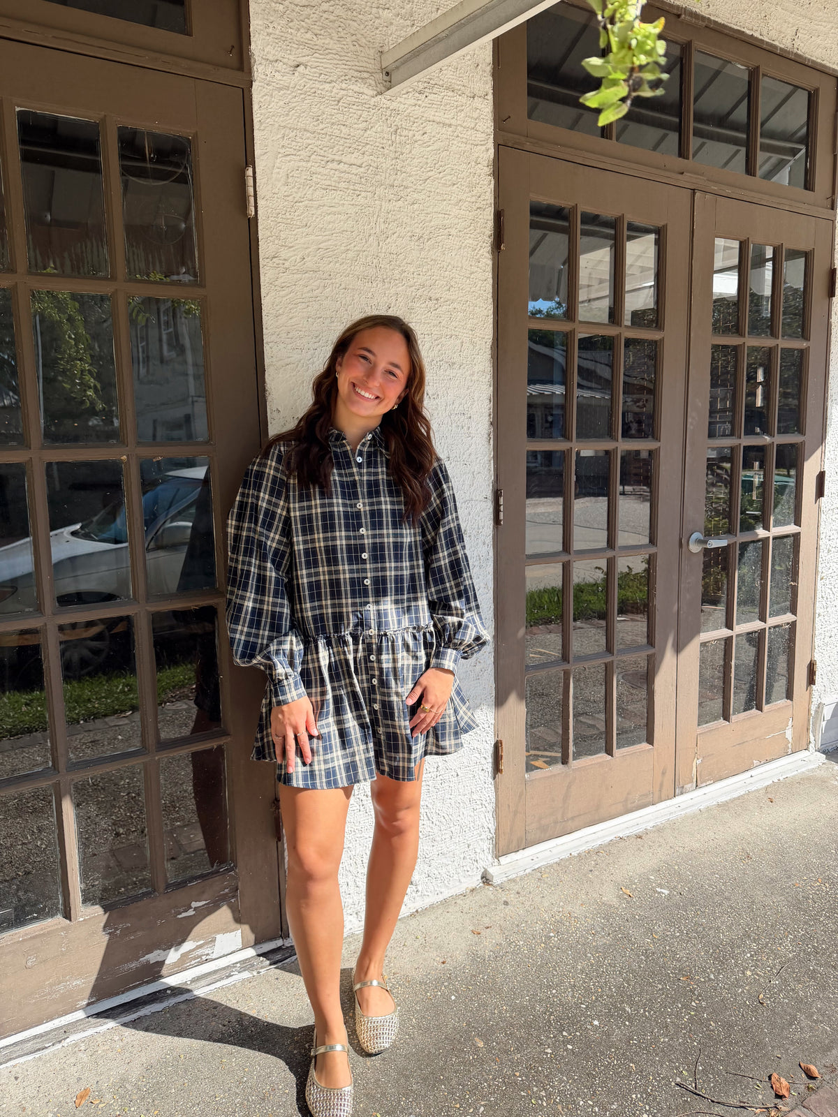 The Sunday Plaid Dress