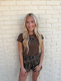 Dark Olive Baby Tee