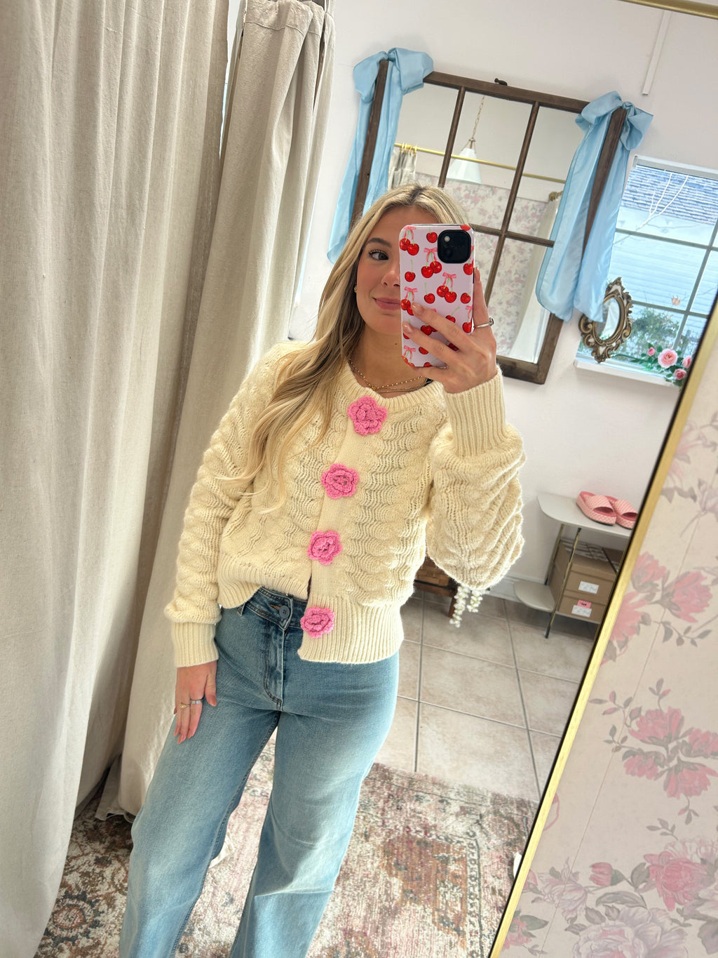 Denim Wide Leg Pants  image 0