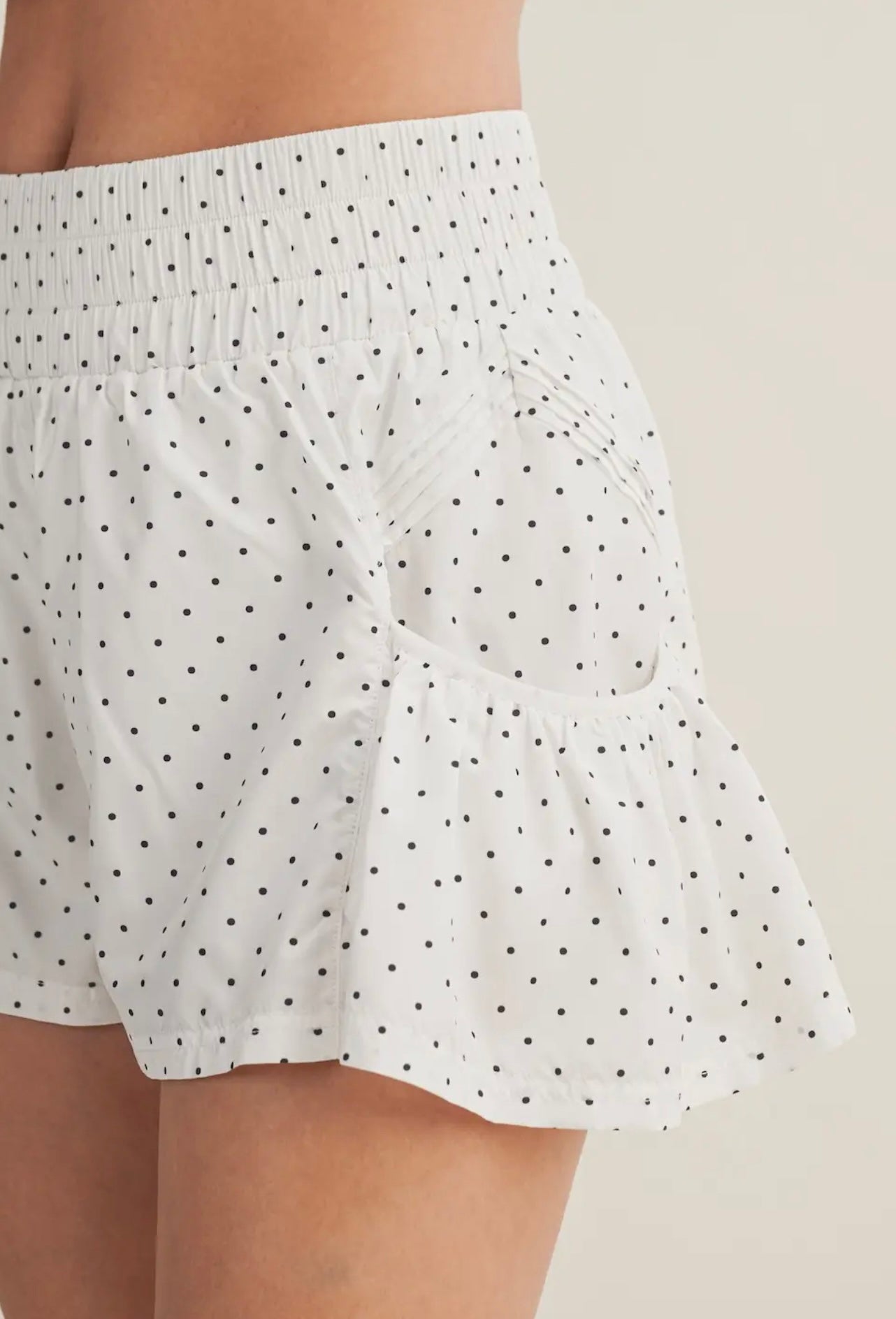 Polka Dot Flare Shorts  image 0