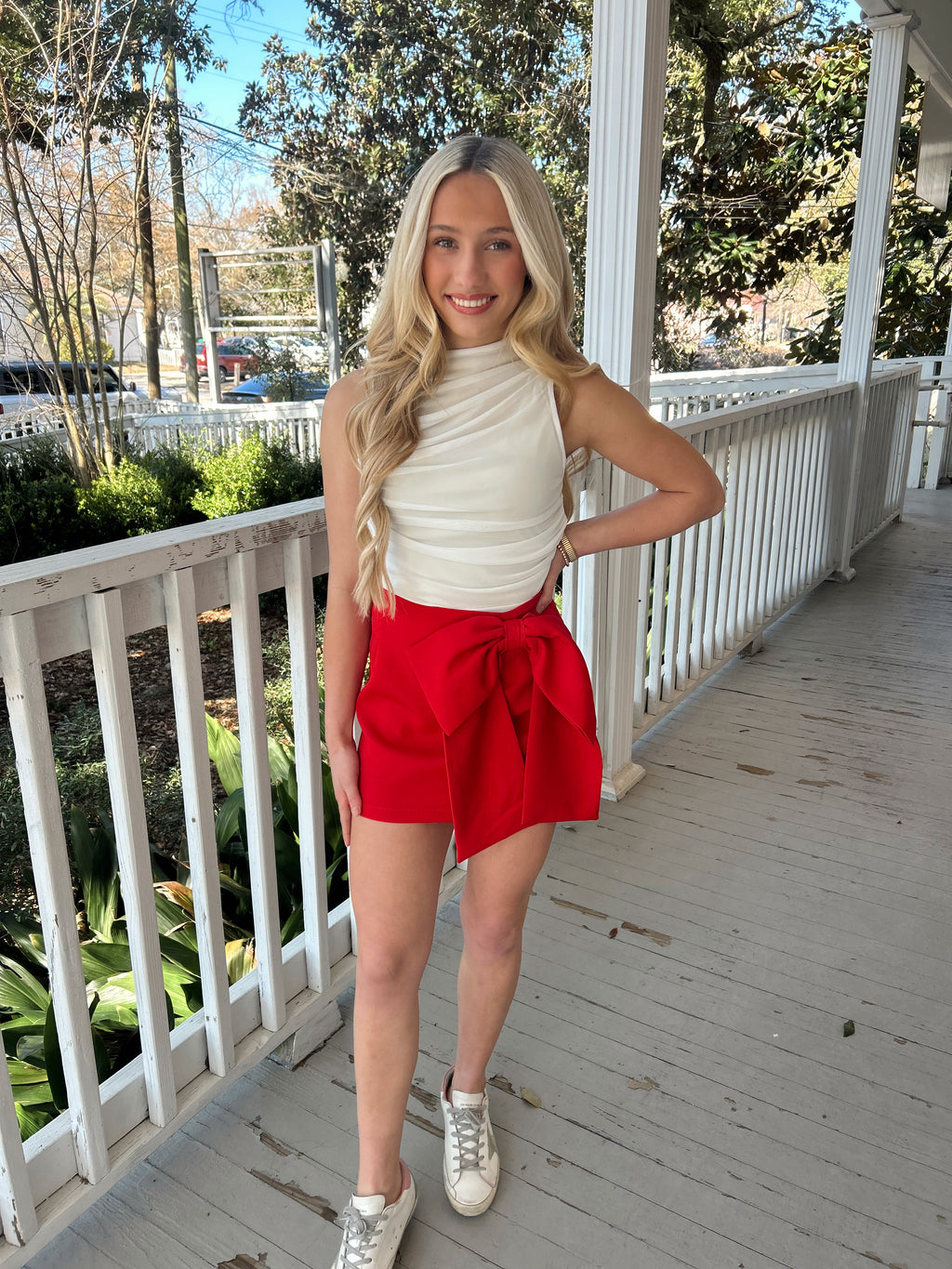 Red Bow Skirt  image 1