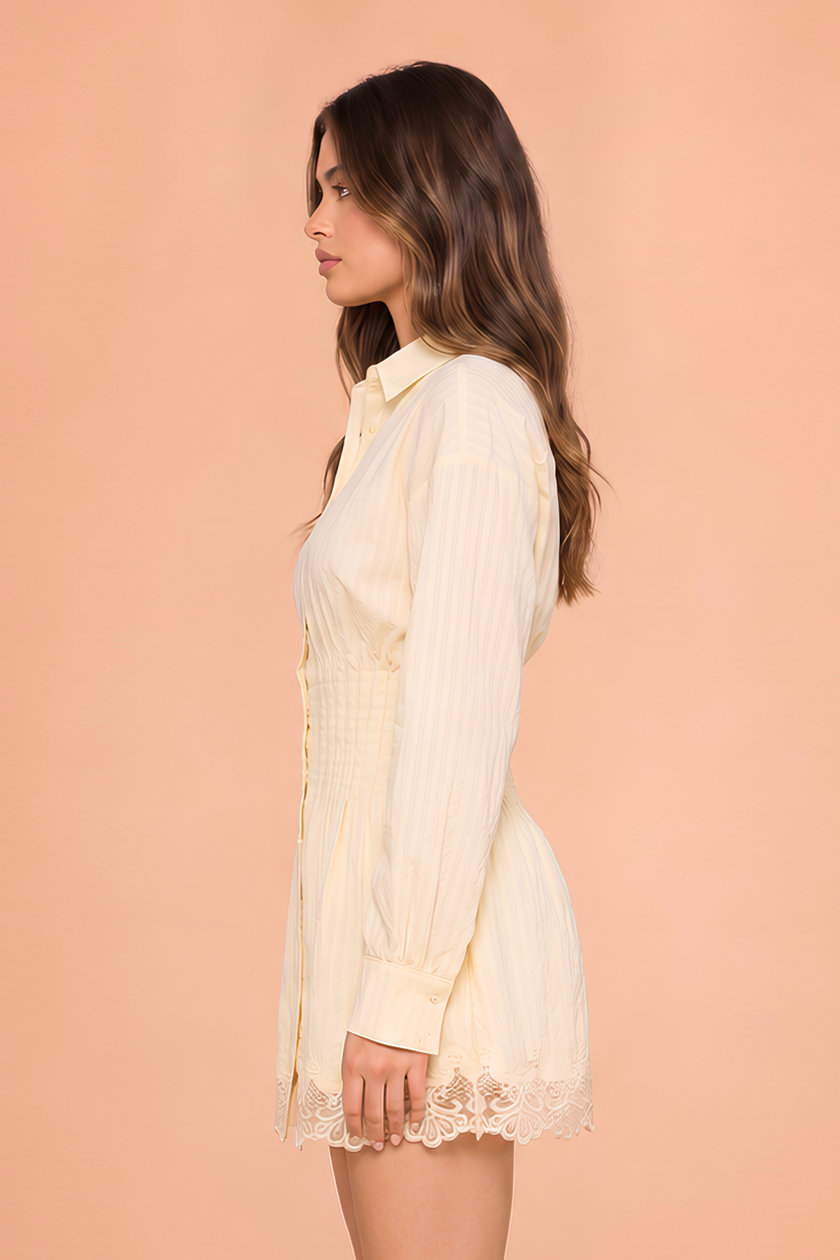 Alexis Lace Hem Dress