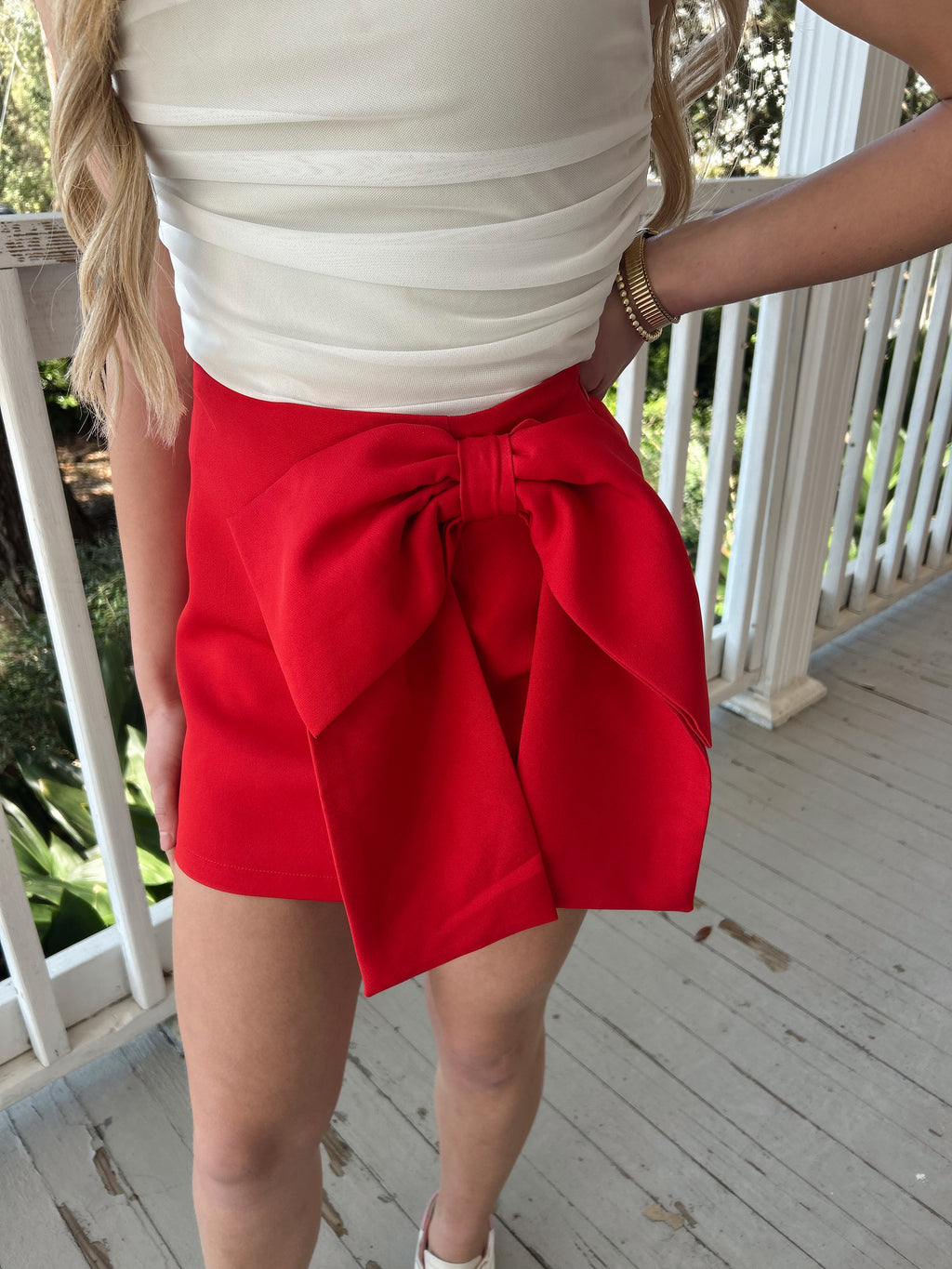 Red Bow Skirt  image 0