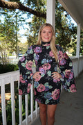 Black Floral Dress image 0