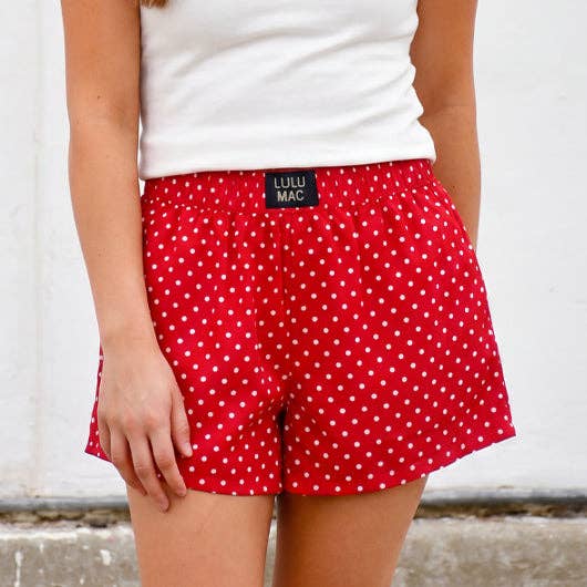 Red Polka Dot Boxer Shorts