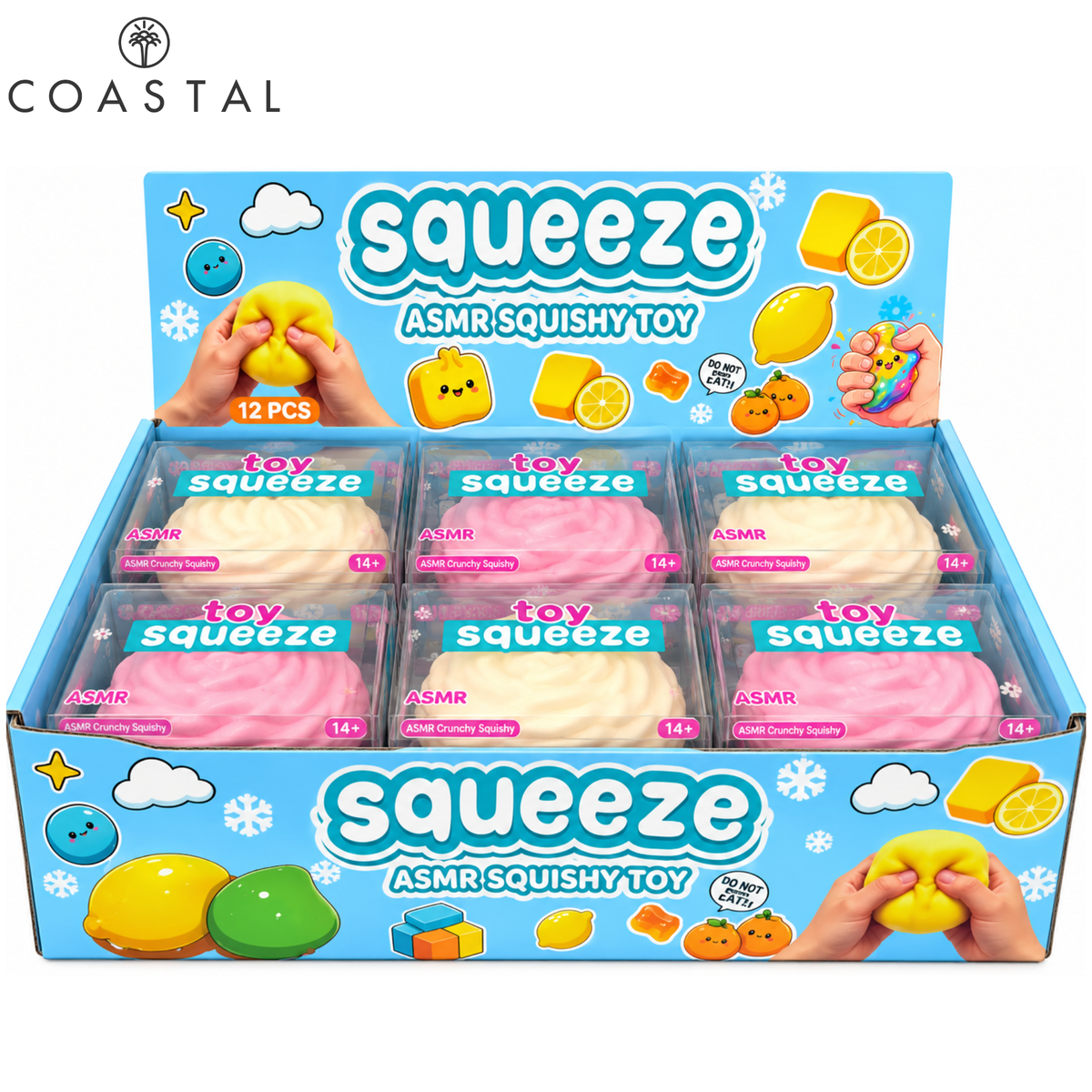 Cream Puff Roll Crunchy Squishy