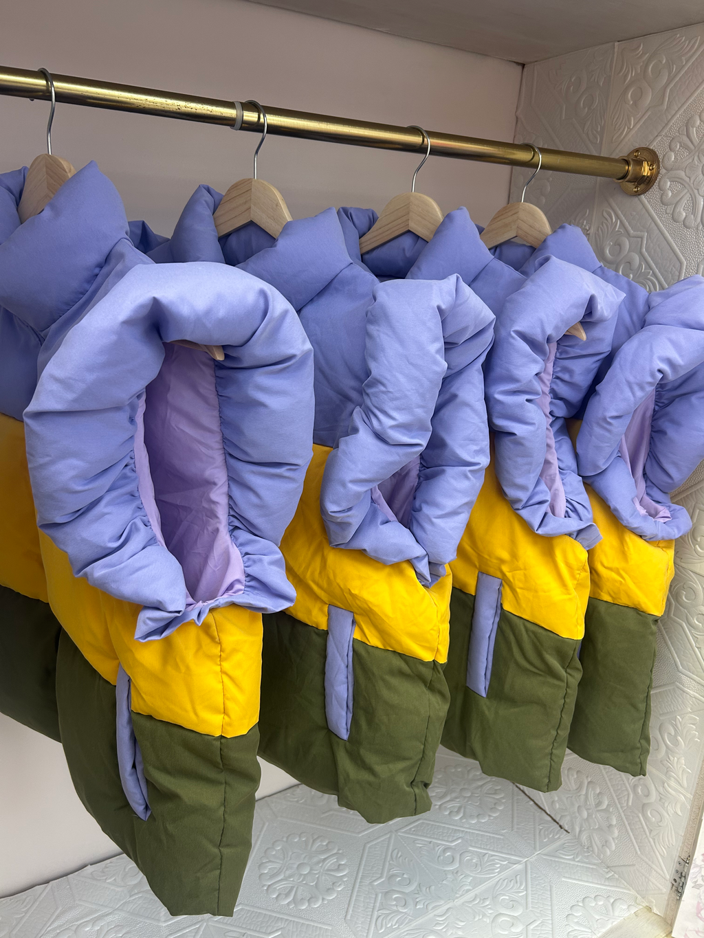 Mardi Gras Puffer Vest  image 0